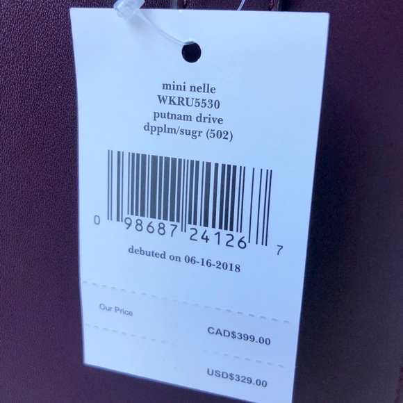 Kate Spade ♠️ NWT Purple Satchel Bag - Picture 6 of 8